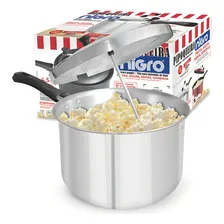 Pipoqueira Nigro AlumÃnio Reforçada 20cm 4,5l Polida Foto mini 2