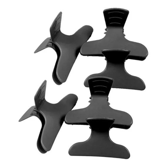 Piranhas Para Cabelo Preta Dompel - Kit Com 6 Unidades Foto 1