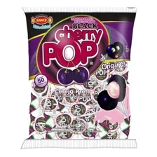 Pirulito Cherry Pop Pct 50 Cereja Preta 700g Foto mini 2