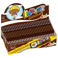 Pirulito Chocolate Mastigável Frutsy C/50 Unids Dori Foto  mini 1