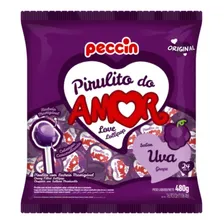 Pirulito Uva Do Amor C/24 480gr - Peccin Foto mini 3