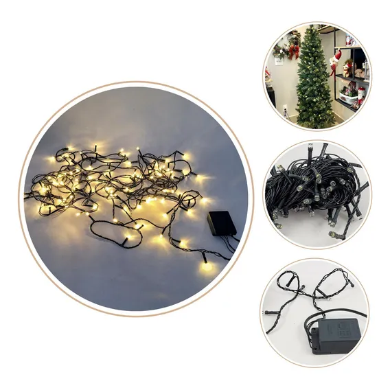 Pisca 100 Leds Branco Quente 9m - Iluminação Elegante Foto 1