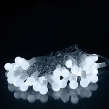 Pisca 40 Bolinhas Decoração Casamento Festas Branco Quente Luzes Branco-frio Foto mini  2