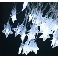 Pisca Natal Rede 120led Estrela Branco Frio 110v Festa 4m Foto mini 3