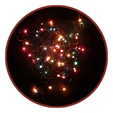 Pisca Pisca Arroz Colorido Natal 8 Funções 100 Lâmpadas 110v Foto mini 1