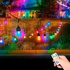 Pisca-pisca De Natal Lelong Le-2228 10m De Comprimento 127v - Rgb Com Fio Preto Foto mini 4