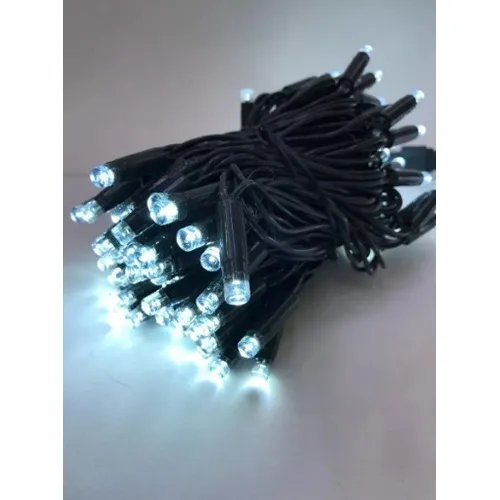 Pisca Pisca Decoração Natal Fio Verde 100 Leds Branco 10m 220V Foto 1