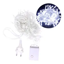 Pisca Pisca Led 100 Lâmpadas Branca Enfeite Natal Decoração Foto mini 4