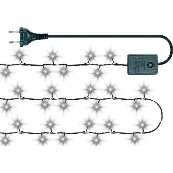 Pisca Pisca Led Arroz Natalino Natal Branco 100 Led 110v Foto 1