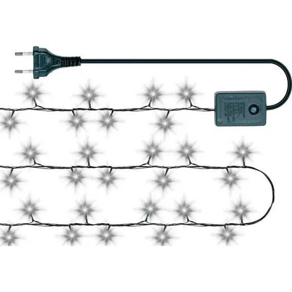 Pisca Pisca Led Arroz Natalino Natal Branco 100 Led 220v Foto 1