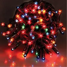 Pisca Pisca Led Natal Colorido 100 Leds 110v 8 Funções Foto mini 4