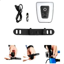 Pisca Sinalizador Lanterna Led Traseiro Bike Recarregável Cor Preto Foto mini 3