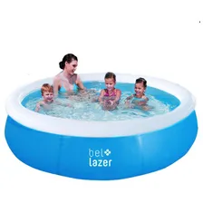 Piscina Borda Inflável Redonda 1000l Bel Lazer Foto mini 1