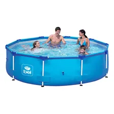Piscina De Armação Com Kit Reparo 5000l Bel Lazer Cor Azul Foto mini 1