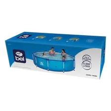 Piscina De Armação Com Kit Reparo 5000l Bel Lazer Cor Azul Foto mini 2