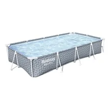 Piscina Estruturada Retangular 4000 Litros Geometric Bestway Foto  mini 1