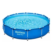Piscina estrutural redonda Bestway Steel Pro 56706 de 6473 Lts Foto  mini 1