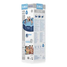 Piscina estrutural redonda Bestway Steel Pro 56706 de 6473 Lts Foto mini  3