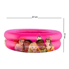 Piscina Infantil Inflável Princesas Disney 37 Litros Etitoys Foto mini 4