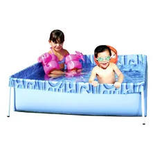 Piscina Infantil Quadrada Estrutural Pvc 400 Litros - Mor Foto mini  3