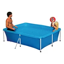 Piscina Infantil Retangular Estrutural Pvc 2000 Litros - Mor Foto mini 3