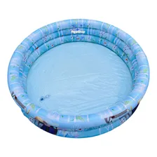 Piscina Inflavel Com Bolinhas 130 Litros Menina Frozen Cor Azul-celeste Foto mini 3