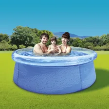 Piscina Inflável Infantil 1000 Litros Vollo 168x51cm Vv17552 Cor Azul Foto mini  2