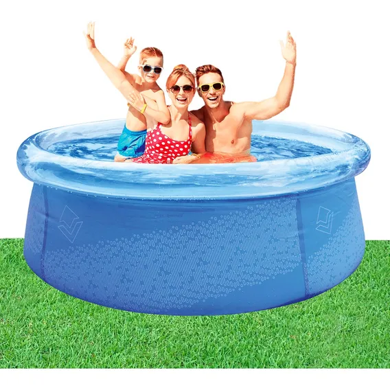Piscina Inflável Infantil 1000 Litros Vollo 168x51cm Vv17552 Cor Azul Foto 1