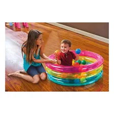 Piscina Inflável Infantil Com 50 Bolinhas Multi Colorido - Intex 48674 Foto mini 4