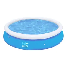 Piscina Inflável redonda Bel Lazer 620000 de 3.66m x 76cm 6200L azul caixa Foto mini 1