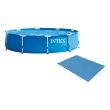 Piscina Intex 4485 Lts Estrutural Standard Armação Com Forro Foto  mini 1