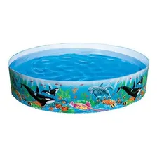 Piscina Intex Vinil Redonda 977 Litros RĂgido Inflável Praia Foto mini 1
