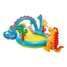 Piscina Playground Mundo Dos Dinossauros - 290 Litros- Intex Foto mini 1