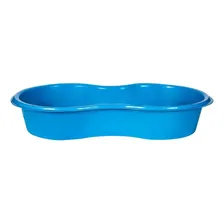 Piscina Polietileno 100 Litros Azul Afort Feijão Foto mini  2