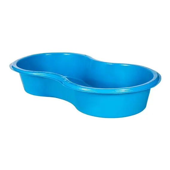 Piscina Polietileno 100 Litros Azul Afort Feijão Foto 1