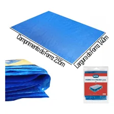 Piscina Retangular Estrutural Capa Forro 2500 Litros Mor Cor Azul Foto mini  3