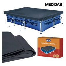 Piscina Retangular Estrutural Capa Forro 2500 Litros Mor Cor Azul Foto mini 4