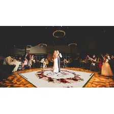 Pista De Dança Para Casamento Arabesco E Floral Ps33 - 3x3m Cor Impressão Digital Foto mini 3