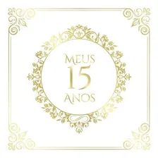 Pista De Dança Personalizada Meus 15 Anos Debutante 3 X 3 Metros Foto mini  3