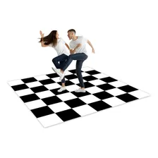 Pista De Dança Personalizado Xadrez 3,0 X 3,0m Foto mini 1