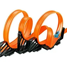 Pista Dinossauro Ataque T-rex Looping 360º Dino Art Brink Cor Laranja Foto mini 3
