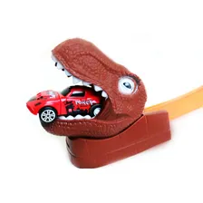 Pista Dinossauro Ataque T-rex Looping 360º Dino Art Brink Cor Laranja Foto mini 4