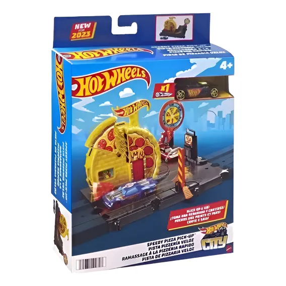 Pista Hot Wheels City Pizzaria Veloz - Mattel Foto 1