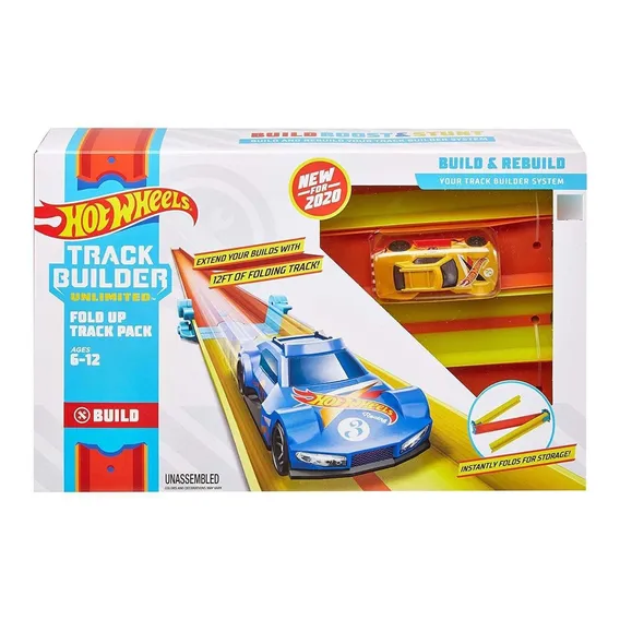 Pista Hot Wheels - Track Builder - Mattel Cor Pista-Dobravel Foto 1