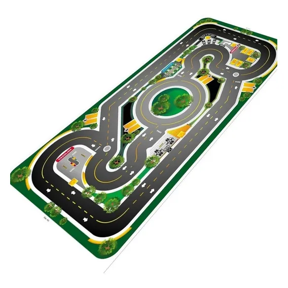 Pista Para Brincar Com Carrinhos Hot Wheels Kids 1,20x0,60m Foto 1