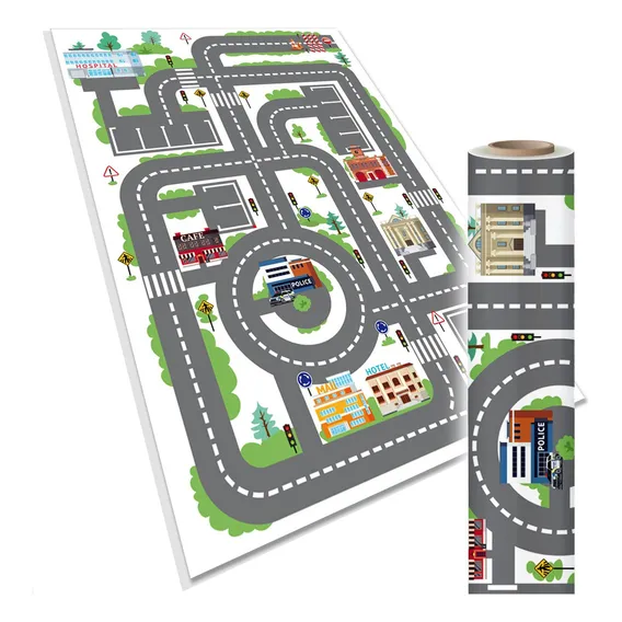Pista Para Hot Wheels Grande Cidade Para Carrinhos Cor Cinza Foto 1