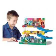 Pista Posto Gasolina Compatível Carro Carrinhos Hotwheels Foto mini 1