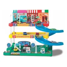 Pista Posto Gasolina Compatível Carro Carrinhos Hotwheels Foto mini 2