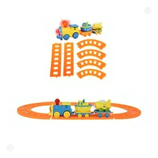 Pista Trem De Brinquedo Com Luz Música Trenzinho Avião Barco Cor Colorido Foto mini 3