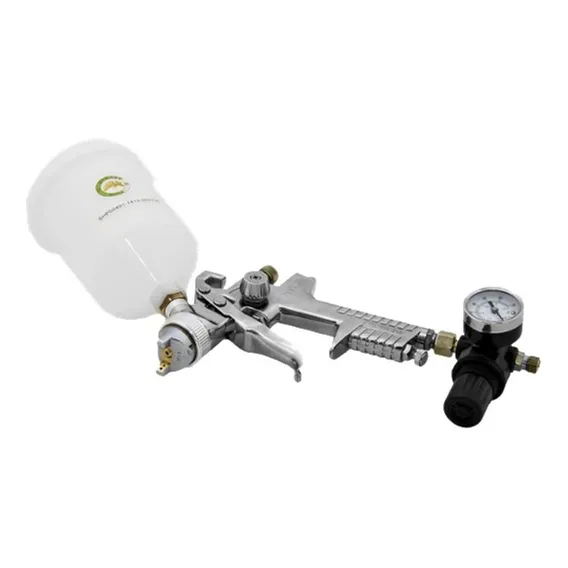 Pistola Aerográfica Com Barômetro 600ml 14/17mm Hvlp Sh Tool Foto 1